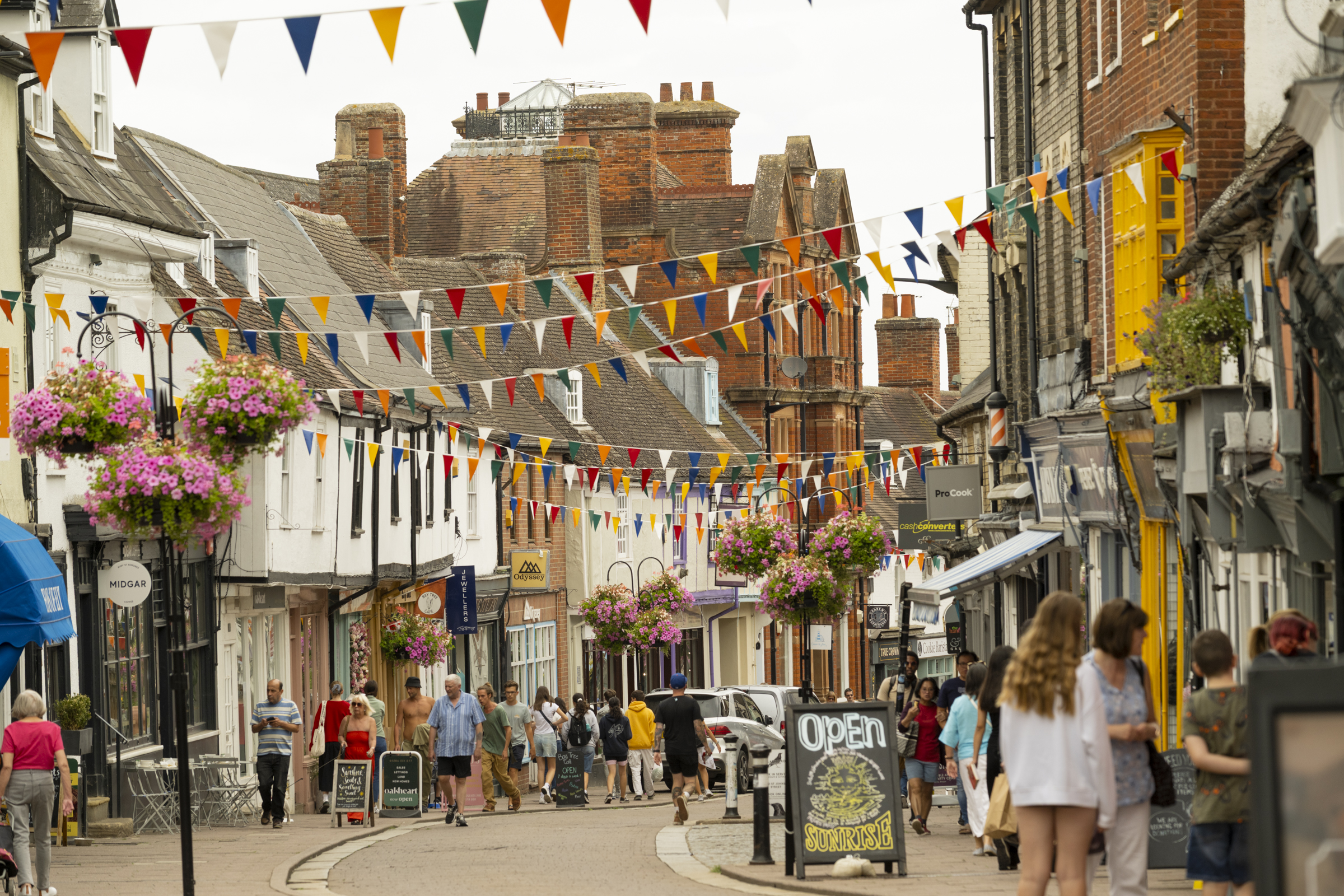Bury st edmunds town centre